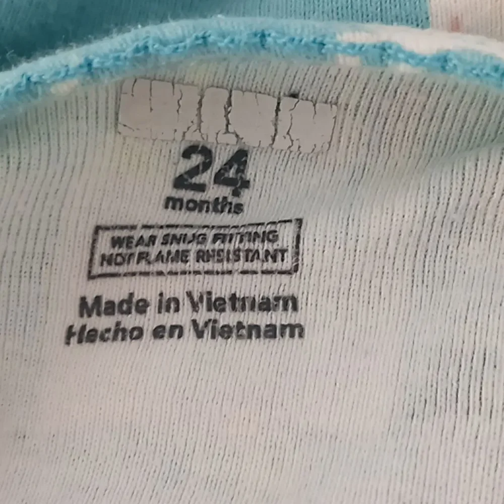 24 months princess pajamas
